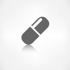 Medical pills icon