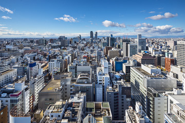 Naklejka premium Nagoya, Japan Cityscape