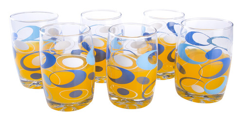 orange juice on a background