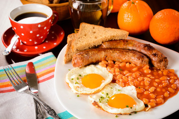 Eggs and beans