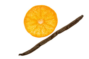Tangerine with vanilla pod
