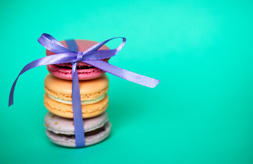 Traditional french desert macaroons