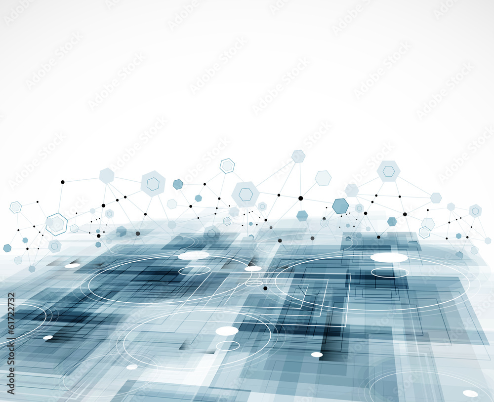 Aufkleber abstract internet computer technology business solution