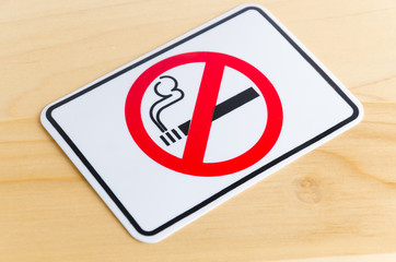 Smoking sign