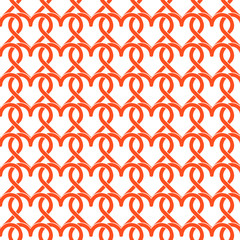 Seamless vintage heart pattern background. Valentine's day