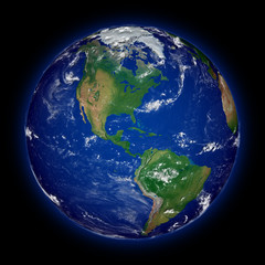 North America on planet Earth