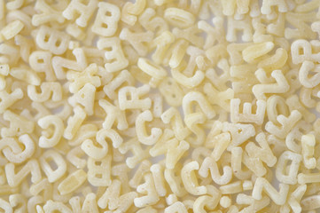 Lettres de l'alphabet