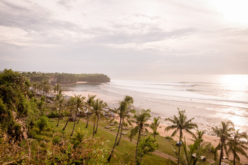 Fototapeta na wymiar Ocean coast at Bali