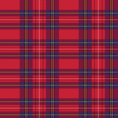 Rectangular tartan red fabric seamless texture