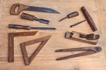 old woodworking tools