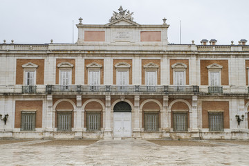 Palace of Aranjuez, Madrid, Spain, is one of the residences of t