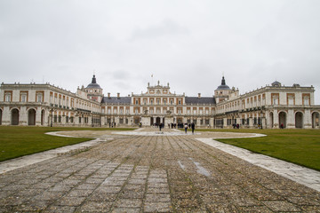 Fototapeta na wymiar Pałacu w Aranjuez, Madryt, Hiszpania, jest jednym z rezydencji t
