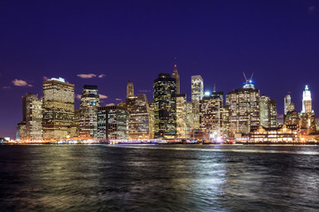 Fototapeta na wymiar Manhattan of New York City