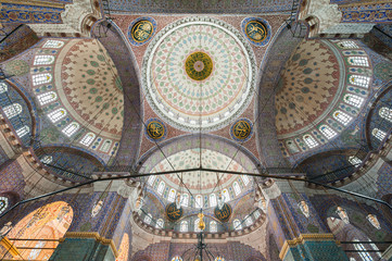 Interior of Yeni Cami (New Mosque), Istanbul