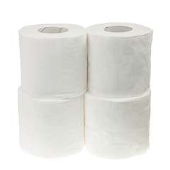 Four rolls of toilet paper