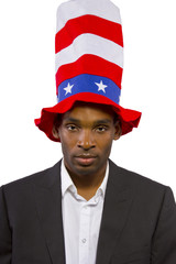 Black man playing as 