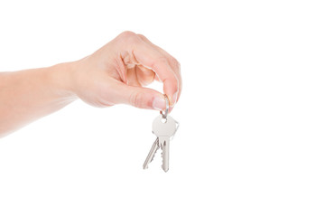 Close-up Of Person Holding Keys