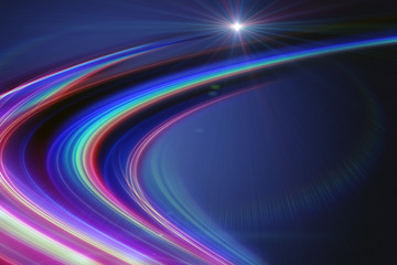 futuristic wave background design with lights