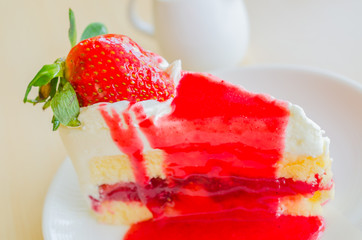 Cake strawberry