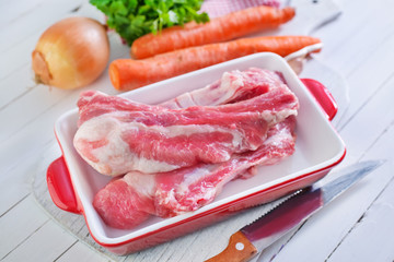 raw meat