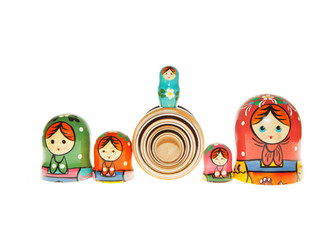 Fototapeta premium Matryoshka - Russian Nested Dolls