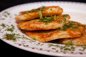 Hash Browns with Sour Cream and Dill