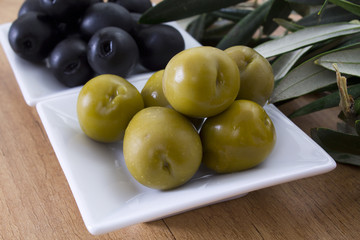 olives and oil