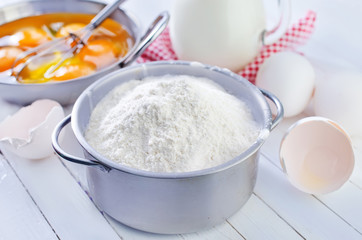 ingredients for dough