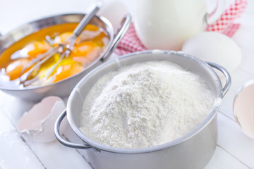 ingredients for dough