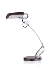 Modern table lamp isolated on white