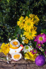 Frühstücksei im Frühling