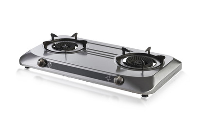 Fototapeta premium portable gas stove isolated on white background