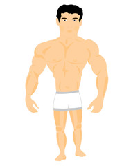 Fototapeta premium Man athlete