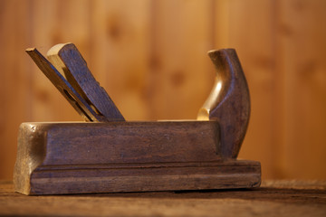 Old wood plane