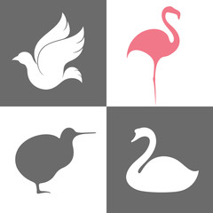 Bird. Icon Set