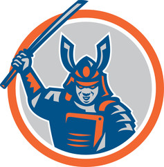 Samurai Warrior Katana Sword Circle