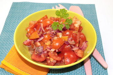 salade de tomates