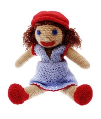 Handmade doll made with crochet-hook © Piotr Michniewicz
