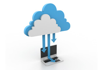 Cloud computing concept