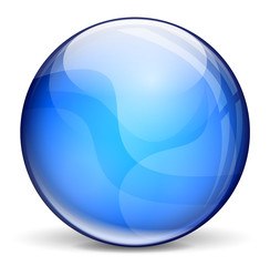Dark blue bubble