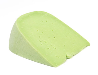 Close up of wasabi cheese.