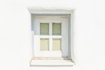 Fototapeta na wymiar Greece window santorini style