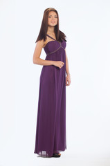 beautiful girl in a dress