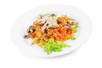 salad of grilled vegetables