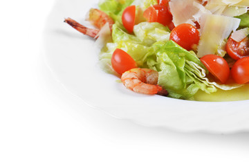 Salad with seafood