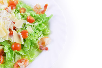 Salad with seafood