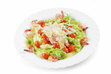 Salad with seafood