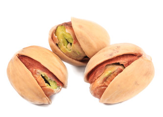 Close up of pistachios.