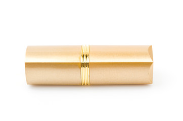 lipsticks isolated white background