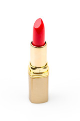 lipsticks isolated white background